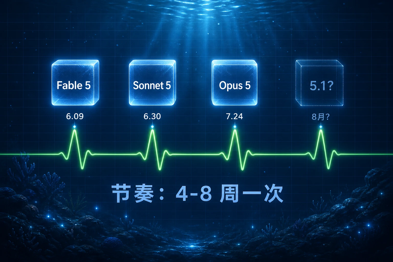 Anthropic 心电图：4-8 周一次的发布节奏